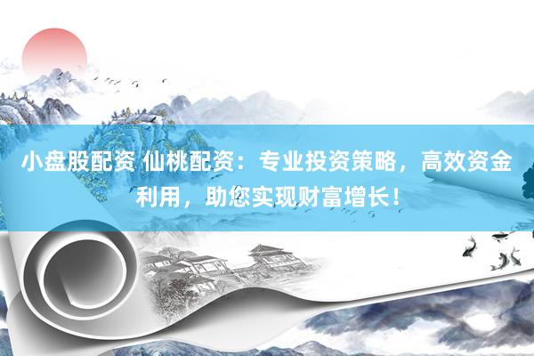 小盘股配资 仙桃配资：专业投资策略，高效资金利用，助您实现财富增长！