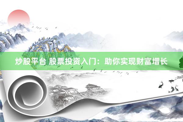 炒股平台 股票投资入门：助你实现财富增长